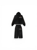 ValuePain™ — Crystal Stud Oversized Hoodie / Noir Edition
